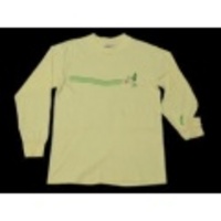 M★古着長袖Tシャツ 80年代 テニス 薄クリーム