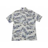 M★古着半袖シャツ　70年代 家総柄