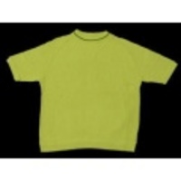 M★古着半袖ニット 70年代 黄緑