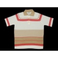 M★古着半袖ニット70sモンゴメリーワード白×赤他