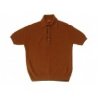 M★古着半袖ニット　70年代　シアーズ　茶