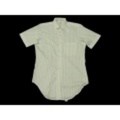 M★古着半袖ビンテージシャツ 60年代 白×水色ストライプ