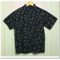 NTRL和柄シャツ「唐傘」【50%OFF】