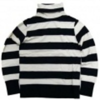 PAR AVION【パラビオン】ダメージ加工ボーダータートルネック【40％OFF】