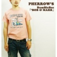 PHERROW’S【フェロウズ】バンブルビーTシャツ「’BOB & MARK」