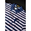 POLO RUGBY(ポロラグビー) BIG KICKER STRIPED POLO【Navy/Pink】