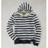 POLO RUGBY(ポロラグビー) COTTON DUOFOLD TOGGLE HOODIE【Navy/WHT】