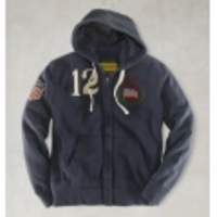 POLO RUGBY(ポロラグビー) FULL-ZIP USA FLEECE HOODIE【NAVY】