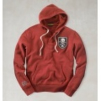 POLO RUGBY(ポロラグビー) SKULL SHIELD FLEECE HOODIE【RED】
