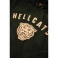 POLO RUGBY(ポロラグビー)KNIT COTTON HELLCATS HOODIEニットパーカー【Green/Cream】