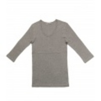 Patti(パティ) 7分袖Uネックカットソー(Top Gray) P10S1CT17