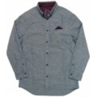 Patti(パティ) インディゴスター シャンブレーシャツ(Indigo) P10S1SH01