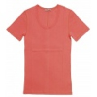Patti(パティ) 半袖Uネックカットソー(Salmon Pink) P10S1CT18