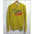 Pineapple Juice【パイナップルジュース】ヘンリーネックL/SサーマルＴシャツ「TROPICAL SURF」【送料無料】