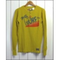 Pineapple Juice【パイナップルジュース】ヘンリーネックL/SサーマルＴシャツ「TROPICAL SURF」【送料無料】