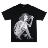 REBEL8（レベル8）／Mike Giant（マイク・ジャイアント）　LOVE THY NEIGHBOR（ラブ・ジ・ネイバー）Tシャツ　BK