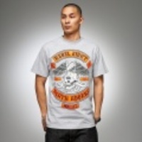 REBEL8（レベル8）／Mike Giant（マイク・ジャイアント）　MISHKA（ミシュカ）　コラボTシャツ　ヘザーグレー