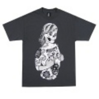 REBEL8（レベル8）／Mike Giant（マイク・ジャイアント）　MUERTE（ムエルテ）Tシャツ　チャコール