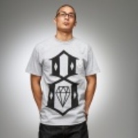 REBEL8（レベル8）／Mike Giant（マイク・ジャイアント）　R8ロゴTシャツ　ヘザーグレー