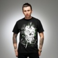 REBEL8（レベル8）／Mike Giant（マイク・ジャイアント）　SIX MILLION WAYS（シックス・ミリオン・ウェイズ）　Tシャツ　BK