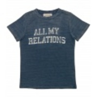 REMI RELIEF(レミレリーフ) ALL MY RELATIONS Tシャツ(Indigo) RN01059044