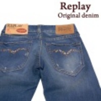REPLAY【リプレイ】ジュエリーステッチデニムジーンズユーズドウォッシュ【送料無料】