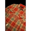 RRL フランネルシャツ【RED】