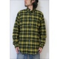 Ralph Lauren Light Flannel Shirts / ラルフローレン フランネル チェック柄 ネイビーXイエロー