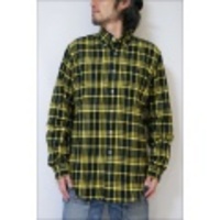 Ralph Lauren Light Flannel Shirts / ラルフローレン フランネル チェック柄 ネイビーXイエロー