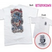Rat Fink(ラットフィンク) 　Rockin’ Jelly Bean（ロッキン・ジェリー・ビーン）　King of Junk Yard　Tシャツ　WH