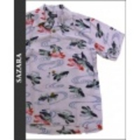 SAZARA【サザラ】和柄アロハシャツ「金魚」【送料無料】