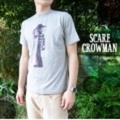 SCARE CROWMAN【スケアクロウマン】シャドープリントＴシャツ「SCARE CROWMAN」