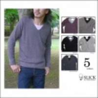 SLICK【スリック】ダブルガーゼVネックカットソー【送料無料】