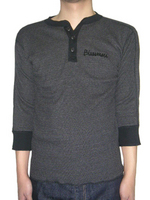 UN:THEM/ WAFFLE 7s HENLY CUT【BLACK】:リフレクトトヨハシ[REFLECT TOYOHASHI]