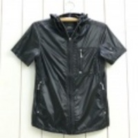 SLICK【スリック】フード付きナイロン半袖ジャケット【送料無料】