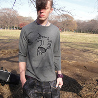 【50%OFF】UNICORN 3/4s Tee:イエロールビー[YELLOWRUBY]