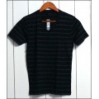 SLICK【スリック】ラメボーダーＶネックS/Sカットソー