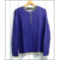 SLICK【スリック】リバーシブル・レーヨン混ヘンリーネックカットソー【送料無料】