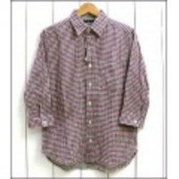 SLICK【スリック】七分袖チェックシャツ【送料無料】