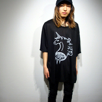 【50%OFF】Unicorn TR 30s Big Tee:イエロールビー[YELLOWRUBY]