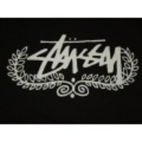 STUSSY：ステューシー　ビッグサイズ　シンプルロゴプリント半袖Tee　カラー：ブラック　ネットショップオープンセール半額！　mst28
