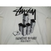 STUSSY：ステューシー　ビッグサイズ　ロゴプリント半袖Tee　カラー：ホワイト　ネットショップオープンセール半額！　mst29