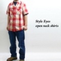 STYLEEYES【スタイルアイズ】チェックオープンシャツ【送料無料】