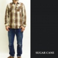 SUGAR CANE【シュガーケーン】ソフトツイルチェックワークシャツ【送料無料】