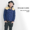 SUGAR CANE【シュガーケーン】レザーヨークダウンジャケット【送料無料】