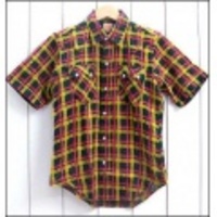 SUGAR CANE【シュガーケーン】半袖チェックウエスタンシャツ【送料無料】