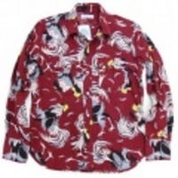 SUN SURF【サンサーフ】ウエスタン・ネルハワイアン長袖シャツ「COOK」【送料無料】