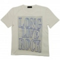 SUPERFINE(スーパファイン) LONG LIVE ROCK Tシャツ(Off White) SOSFM100-ST1-1