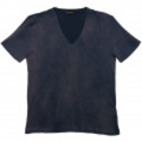 SUPERFINE(スーパファイン) Vネック Tシャツ(Blue) SOSFM118-0-4