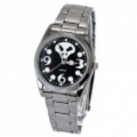 【2,980円均一SALE】Scawaiiイケメグ愛用☆Alessandra Olla Celebrita スカルデザインウォッチ/ガンメタリック